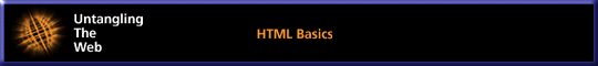 HTML Basics